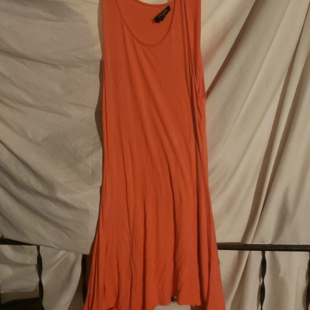 Rogue orange sleeveless dress